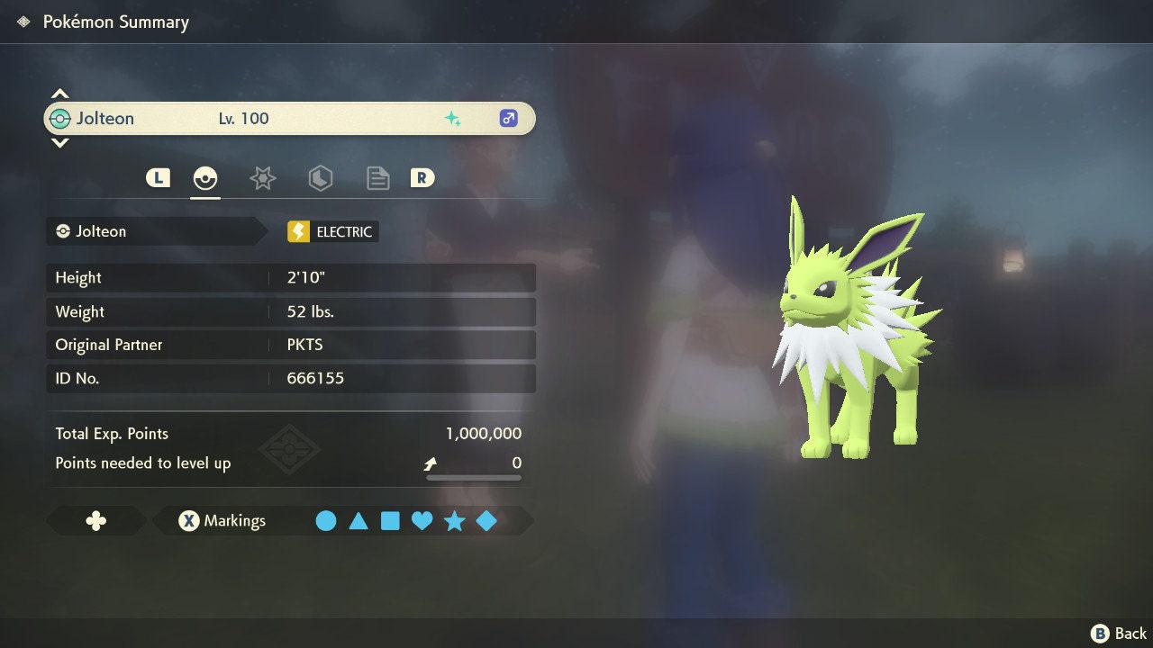 Shiny JOLTEON Pokemon Legends Arceus 6IV Competitive Battle Ready Pokémon card photo 2