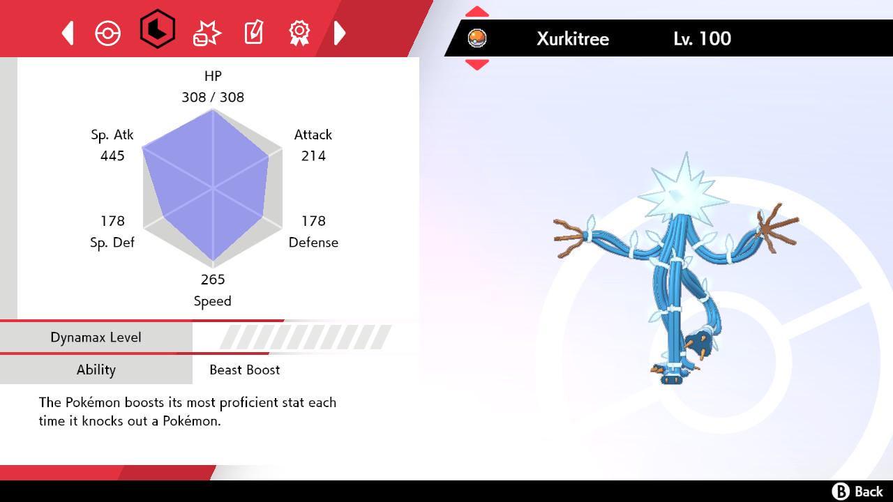Shiny XURKITREE Pokemon Sword Shield 6IV Competitive Battle Ready Pokémon card photo 2