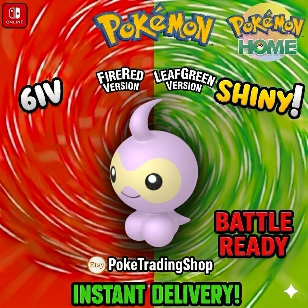 SHINY CASTFORM Pokémon FireRed LeafGreen 6IV Competitive Battle Ready Pokémon card photo