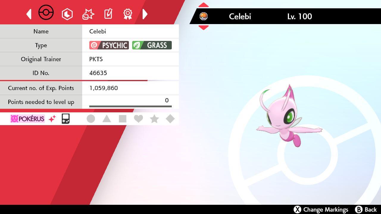 Shiny CELEBI Pokemon Sword Shield 6IV Competitive Battle Ready – Sword & Shield Pokémon card photo