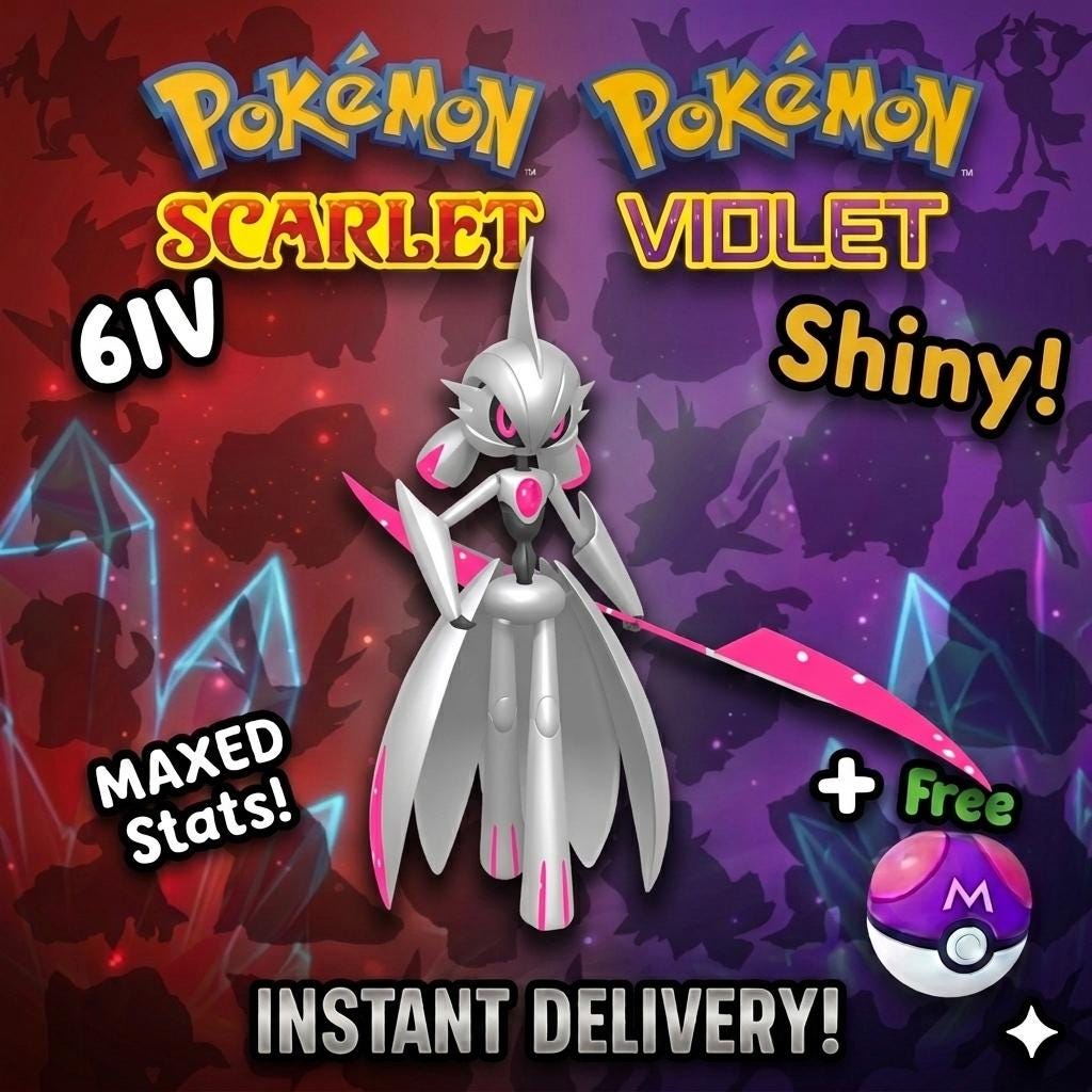 SHINY 6iv IRON VALIANT Pokémon Scarlet and Violet 6IV Competitive Battle Ready – Scarlet & Violet Pokémon card photo
