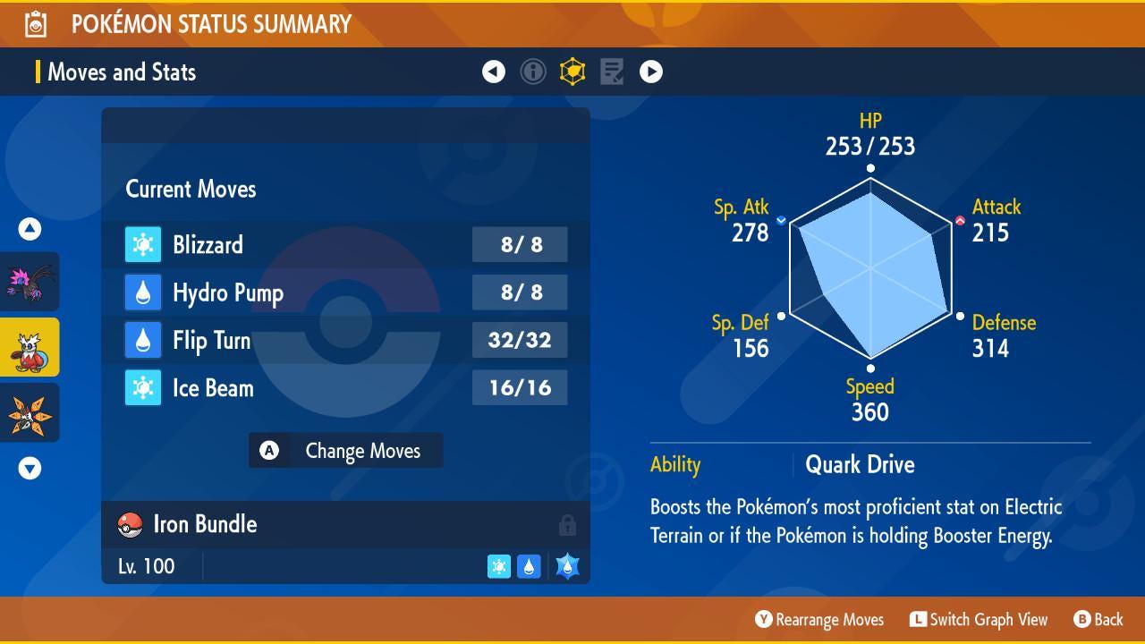 SHINY 6iv IRON BUNDLE Pokémon Scarlet and Violet 6IV Competitive Battle Ready Pokémon card photo 3