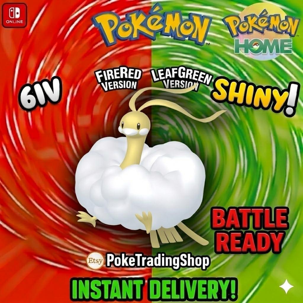 Foto de la carta Pokémon ALTARIA VARIOCROMÁTICO Pokémon Rojo Fuego Verde Hoja 6IV Listo para el Combate Competitivo