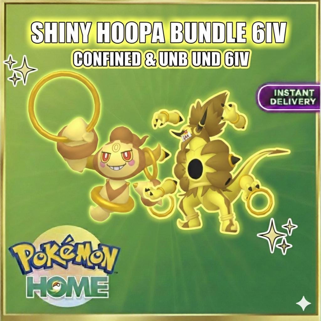 Pokemon HOME Hoopa Double Form Bundle Custom Ot Event Sv Trade FAST DELIVERY Ready – Exclusive Event Pokémon Pokémon card photo
