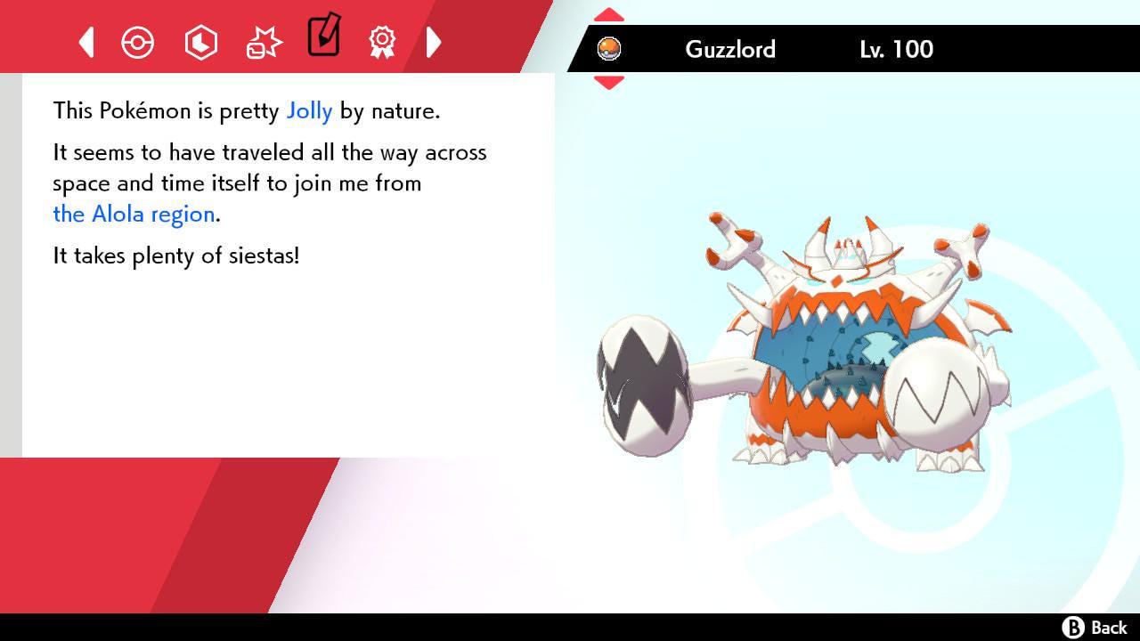 Shiny GUZZLORD Pokemon Sword Shield 6IV Competitive Battle Ready Pokémon card photo 4