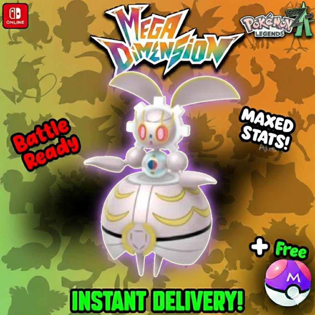 תמונה של לא שייני 6IV מגארנה פוקימון לג'נדס ZA DLC מגה דיימנשן 6IV תחרותי מוכן לקרב