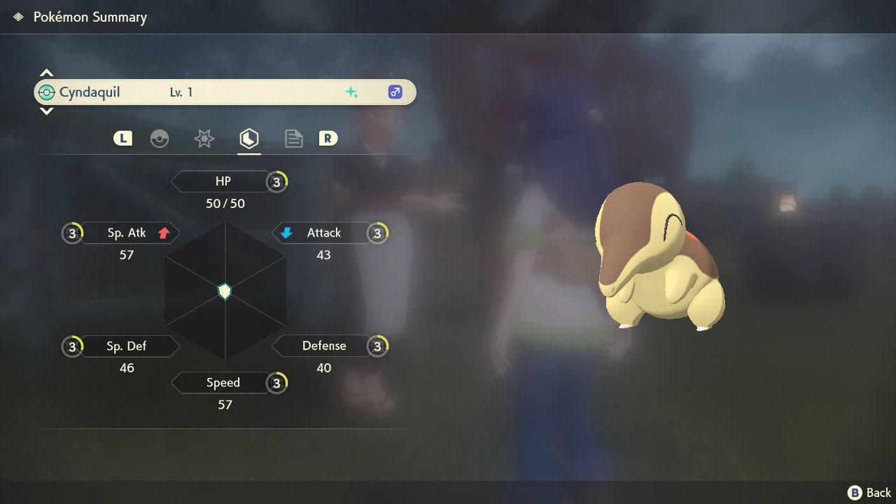 Shiny CYNDAQUIL Pokemon Legends Arceus 6IV Competitive Battle Ready Pokémon card photo 4