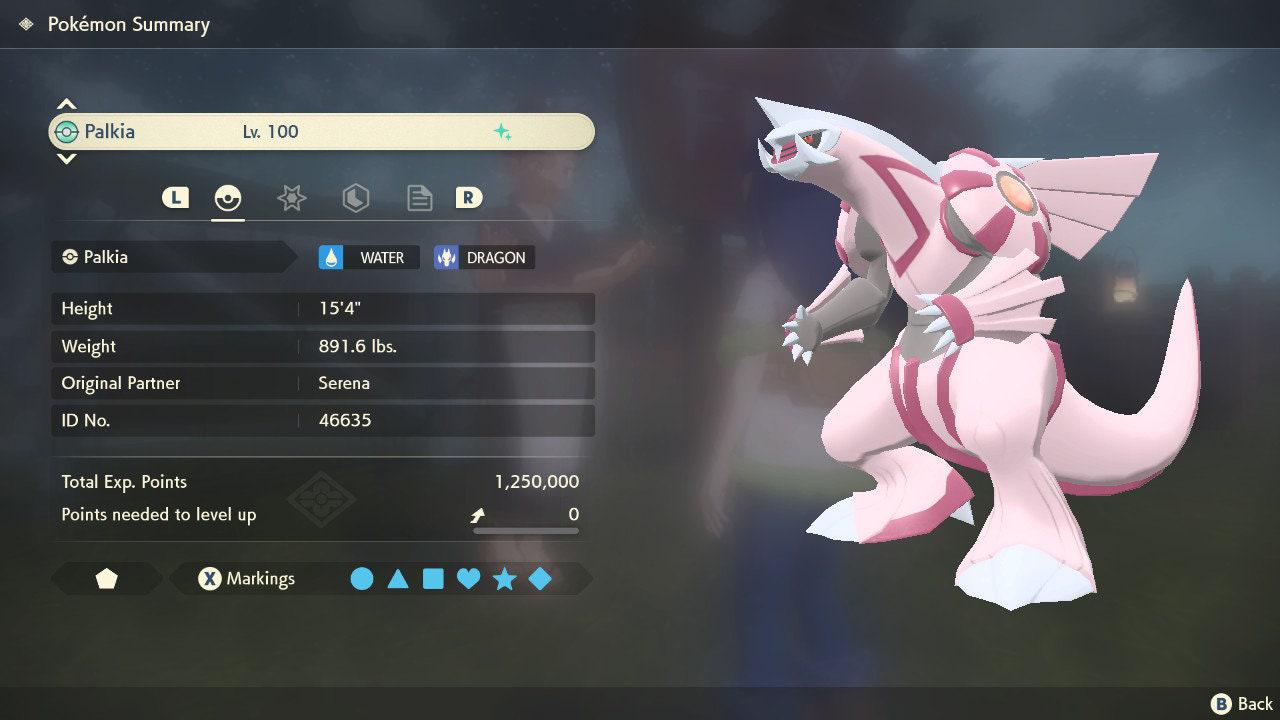 Shiny Palkia Pokemon Legends Arceus 6IV Competitive Battle Ready Pokémon card photo 3
