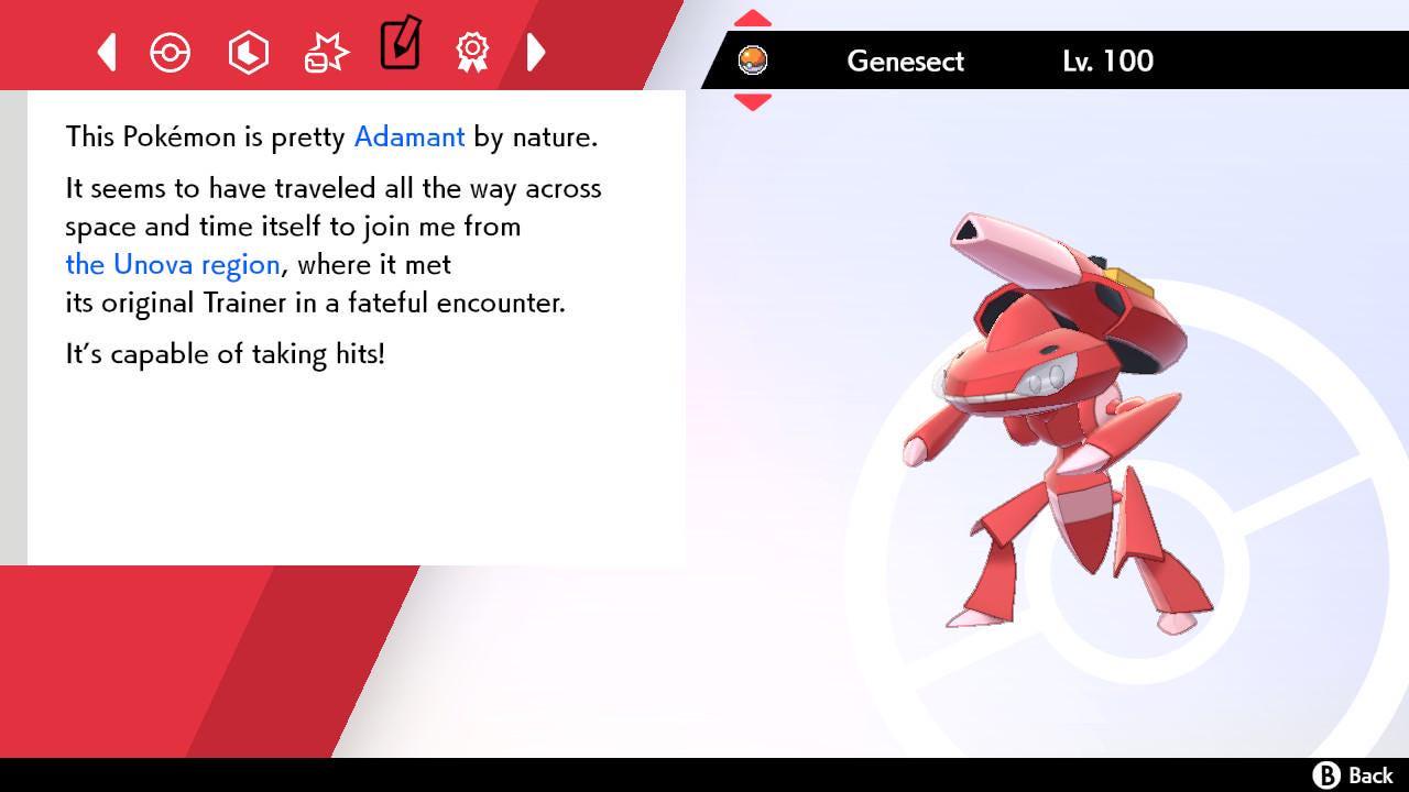 Shiny GENESECT Pokemon Sword Shield 6IV Competitive Battle Ready Pokémon card photo 5