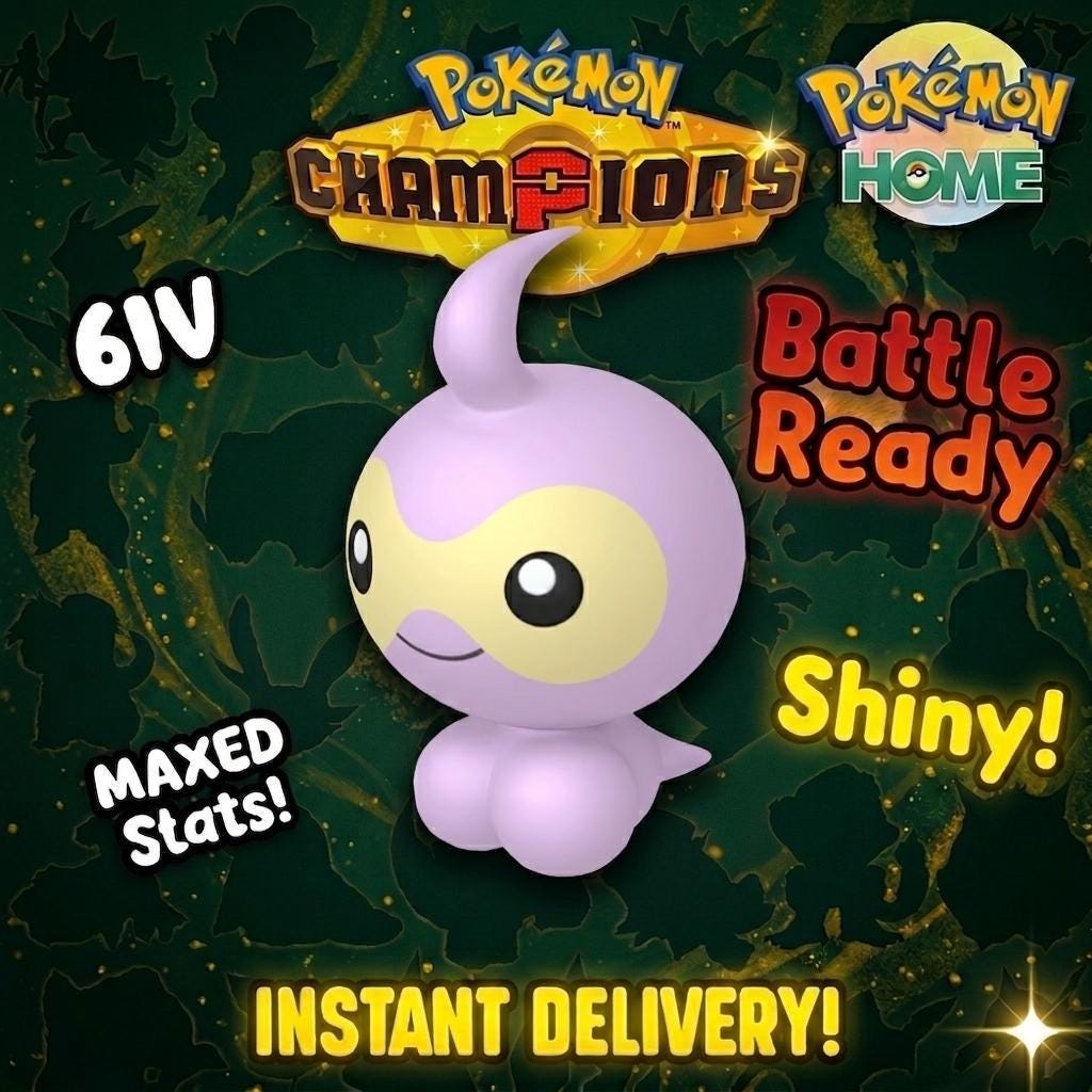 Shiny Castform Pokémon Champions 6IV Competitive Battle Ready – Champions Pokémon card photo