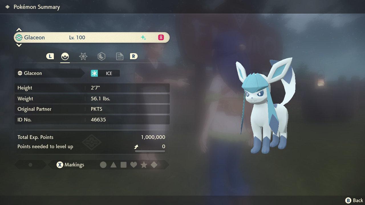 Shiny GLACEON Pokemon Legends Arceus 6IV Competitive Battle Ready Pokémon card photo 4
