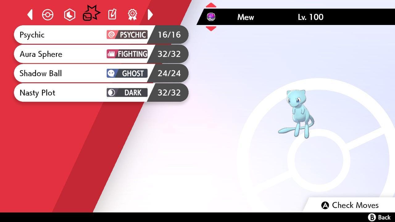 Shiny MEW Pokemon Sword Shield 6IV Competitive Battle Ready Pokémon card photo 4