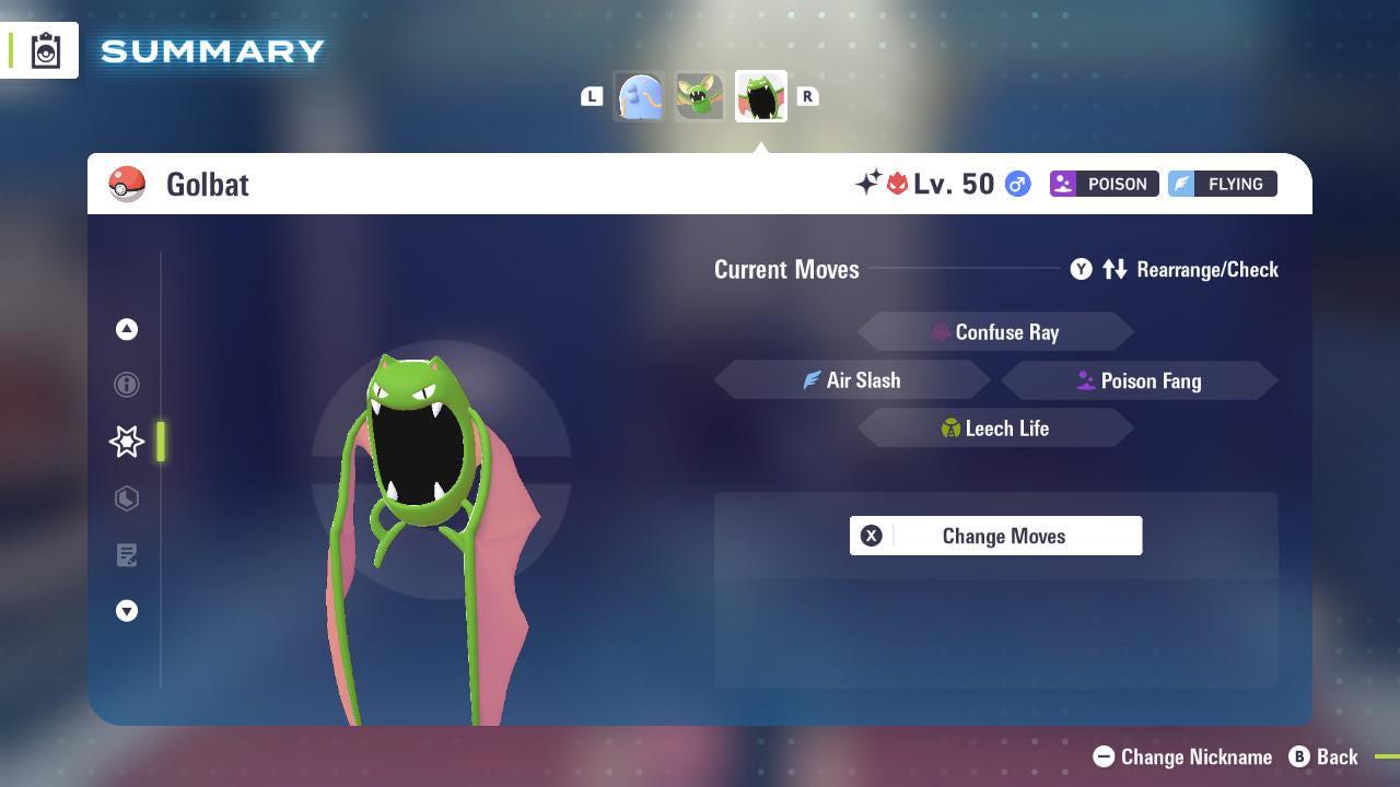 Shiny Alpha Golbat Pokemon Legends Za Mega Dimension DLC 6IV Competitive Battle Ready Pokémon card photo 3