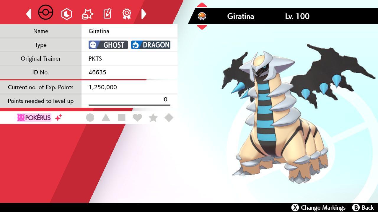Shiny GIRATINA Pokemon Sword Shield 6IV Competitive Battle Ready Pokémon card photo 2