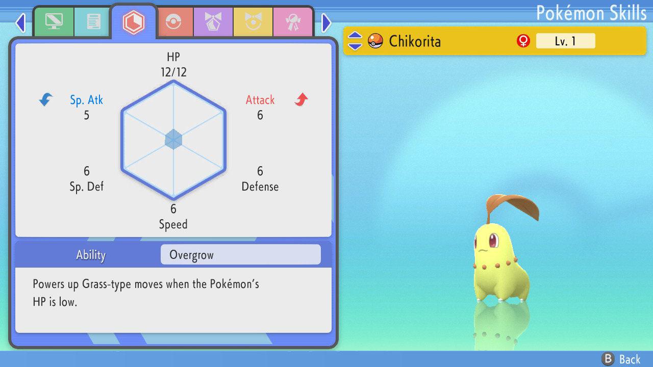 SHINY 6IV CHIKORITA Pokemon Brilliant Diamond Shining Pearl 6IV Competitive Battle Ready Pokémon card photo 4