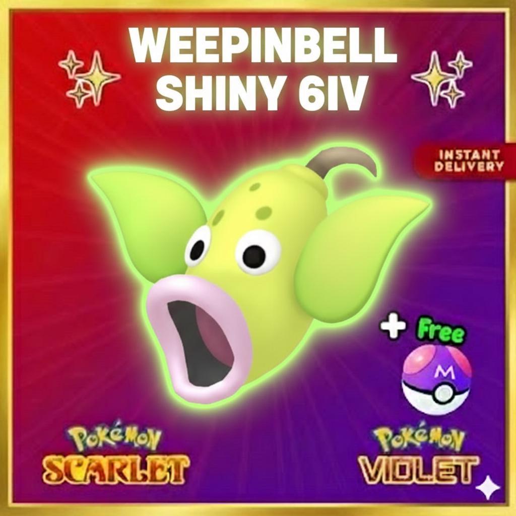תמונה של פוקימון סקרלט וויולט שייני 6IV וויפינבל מוכן לקרב מאומן EV OT מותאם אישית החלפת SV משלוח מהיר מוכן לריידים