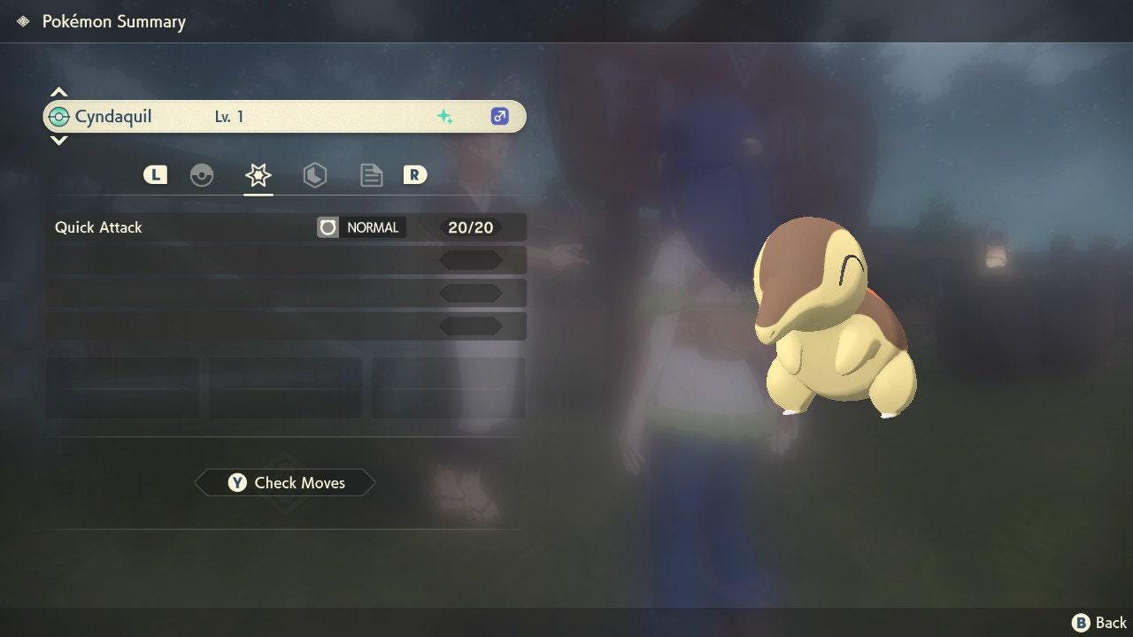 Shiny CYNDAQUIL Pokemon Legends Arceus 6IV Competitive Battle Ready – Legends Arceus Pokémon card photo