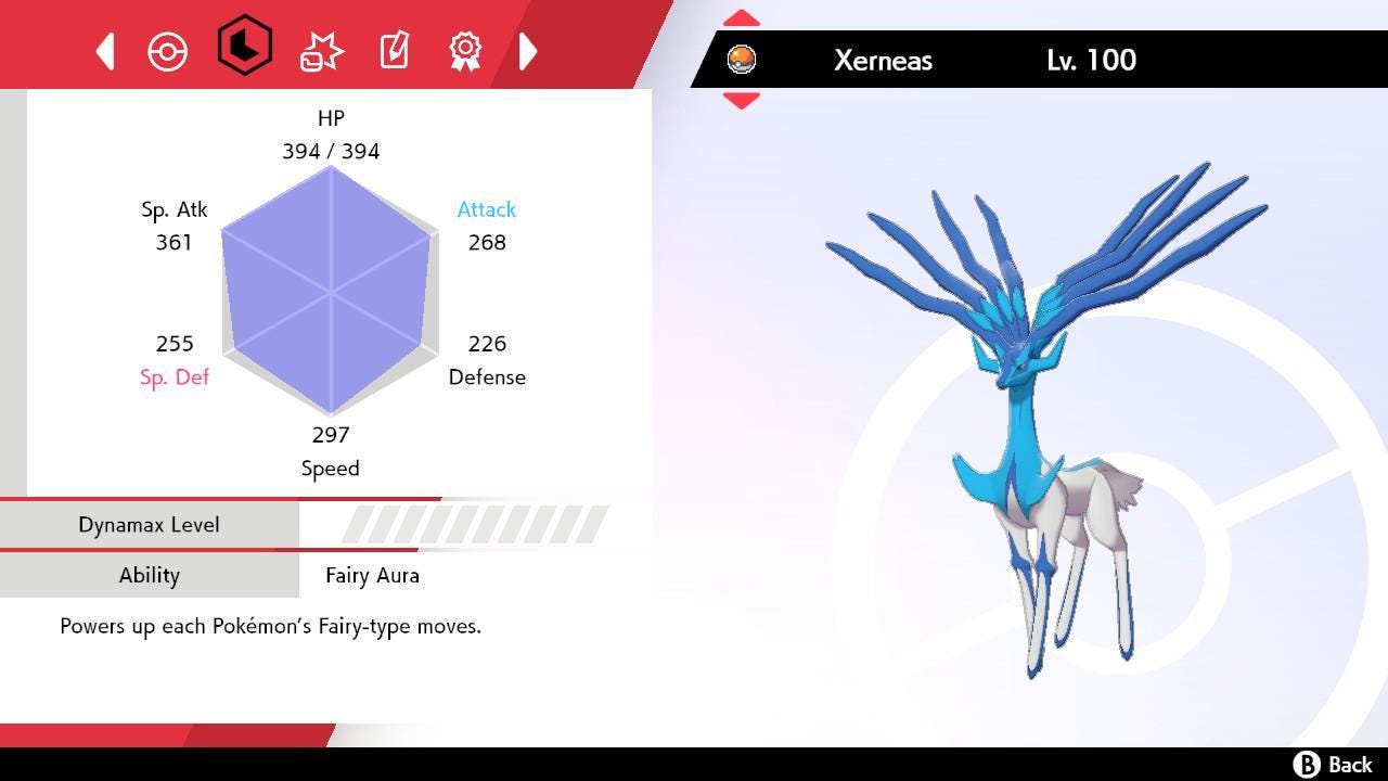 Shiny XERNEAS Pokemon Sword Shield 6IV Competitive Battle Ready Pokémon card photo 3