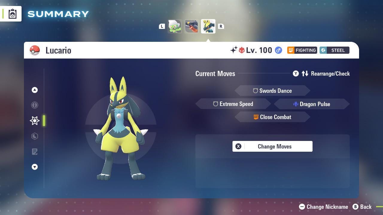THE ULTIMATE GIFT Shiny Alpha Lucario 6IV Battle Ready Legends Za Prep Pokémon card photo 4