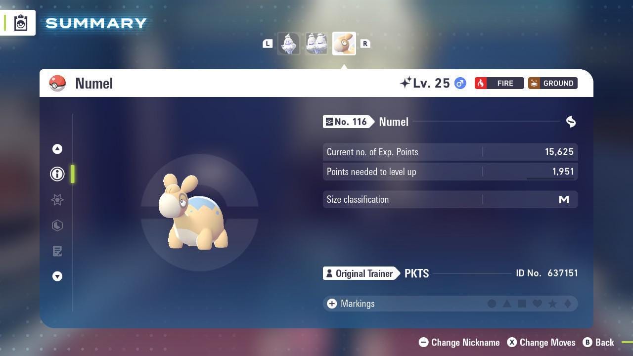 Shiny NUMEL Pokémon Legends ZA 6IV Competitive Battle Ready Pokémon card photo 2