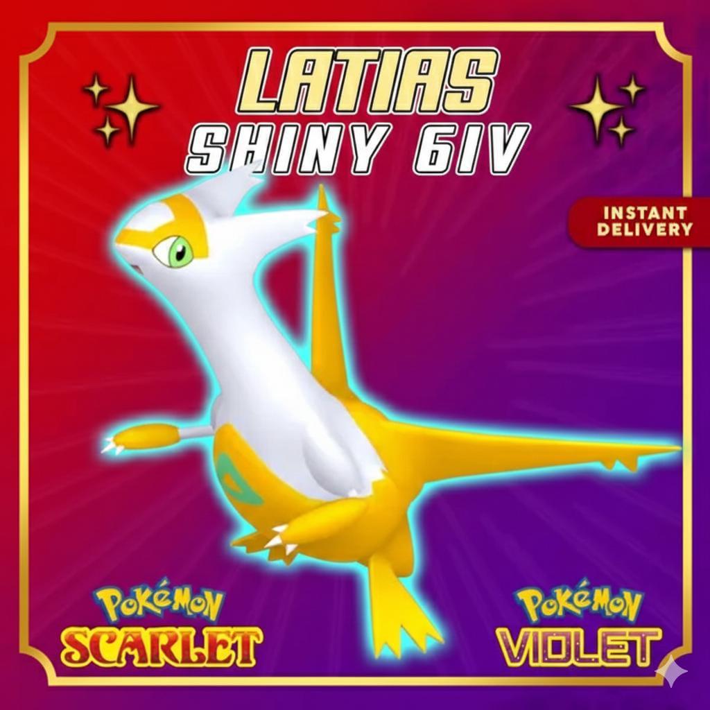 Foto de la carta Pokémon Latias Variocolor Pokémon Escarlata y Púrpura Legendario Competitivo Listo para la Batalla