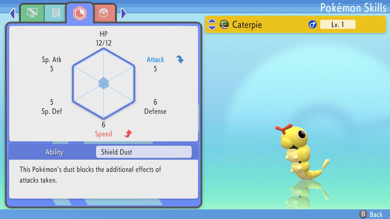 Shiny CATERPIE Pokemon Brilliant Diamond Shining Pearl 6IV Competitive Battle Ready Pokémon card photo 4
