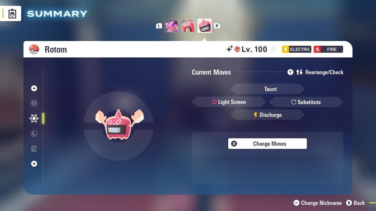 Foto de la carta Pokémon Shiny Alpha Rotom Forma Calor Pokémon Legends ZA 6IV Listo para la Batalla Competitiva 4