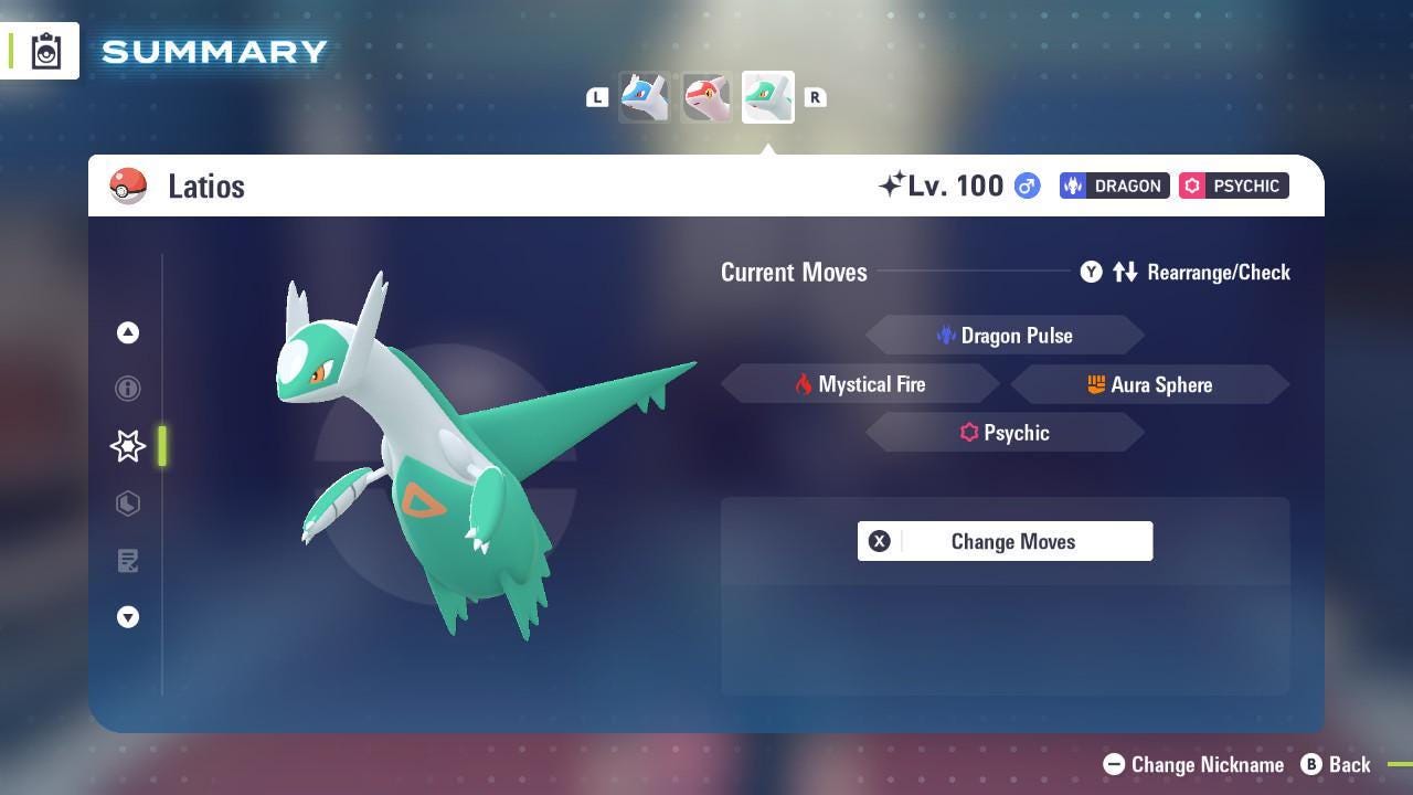 Shiny Latios Pokemon Legends Za Mega Dimension DLC 6IV Competitive Battle Ready Pokémon card photo 4