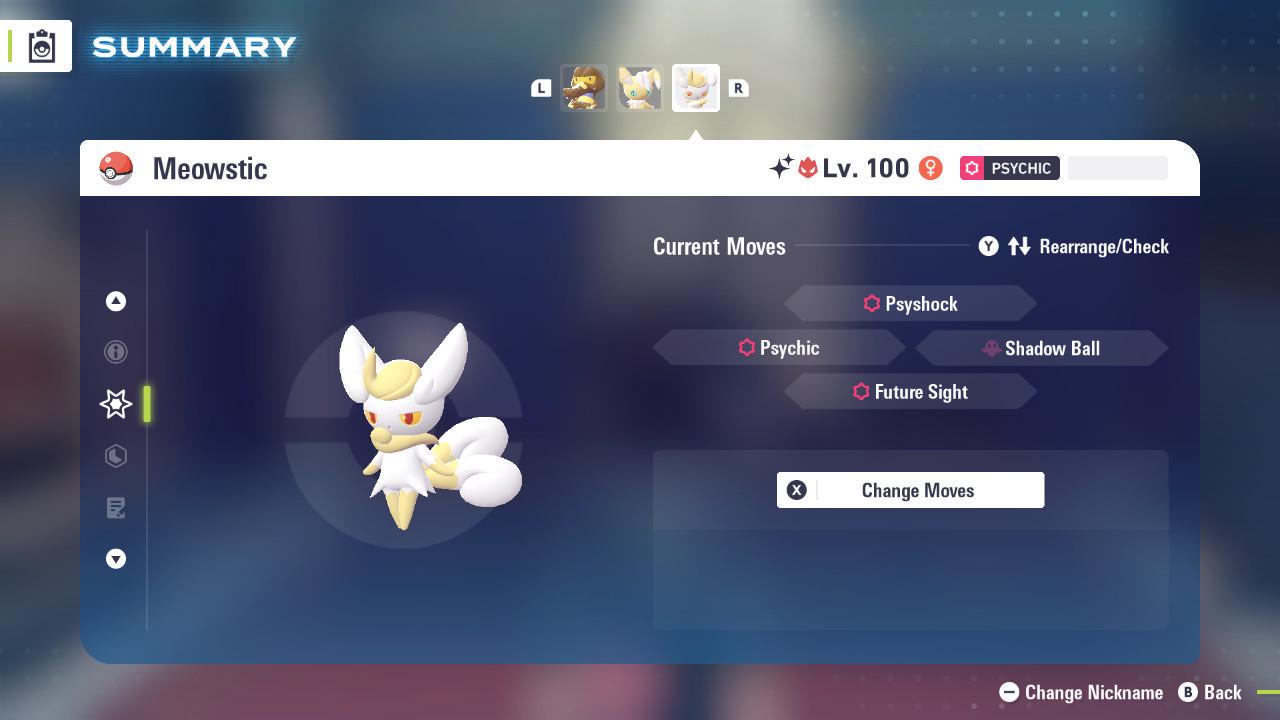 Shiny Alpha Meowstic Pokémon Legends ZA 6IV Competitive Battle Ready Pokémon card photo 4