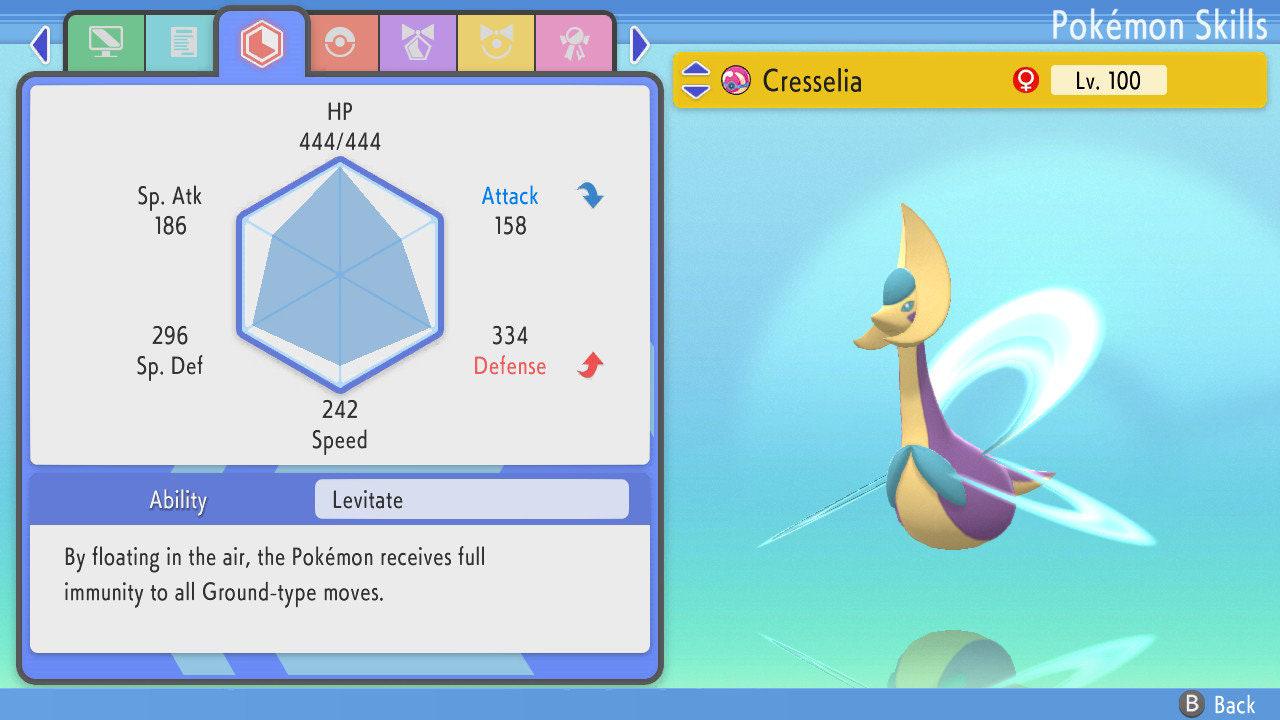 Shiny Cresselia 6IV Switch 2 BDSP Pokémon Brilliant Diamond Shining Pearl Battle Ready Legendary Bonus Gift Fast Delivery Pokémon card photo 2
