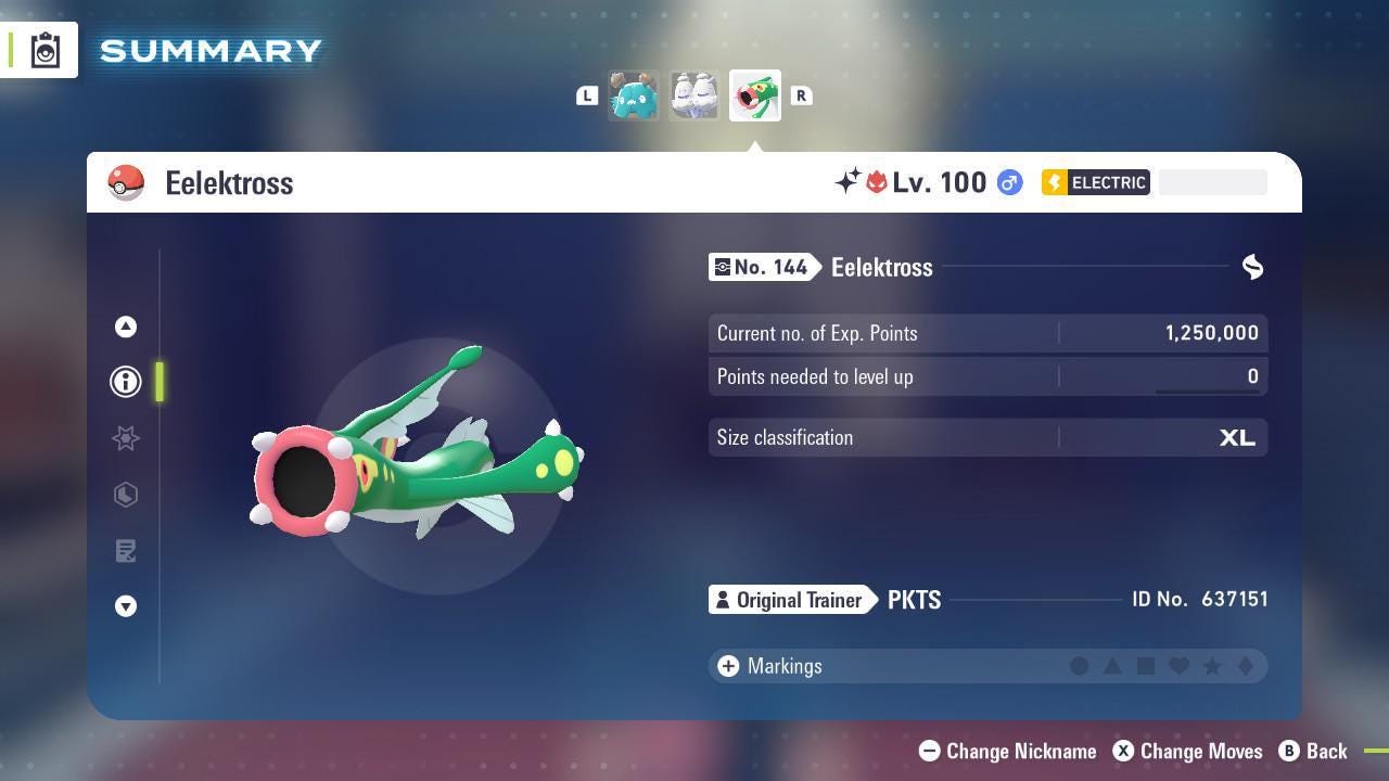 Shiny Alpha Eelektross Pokémon Legends ZA 6IV Competitive Battle Ready Pokémon card photo 3