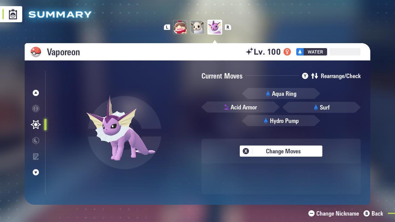Shiny VAPOREON Pokémon Legends ZA 6IV Competitive Battle Ready Pokémon card photo 4