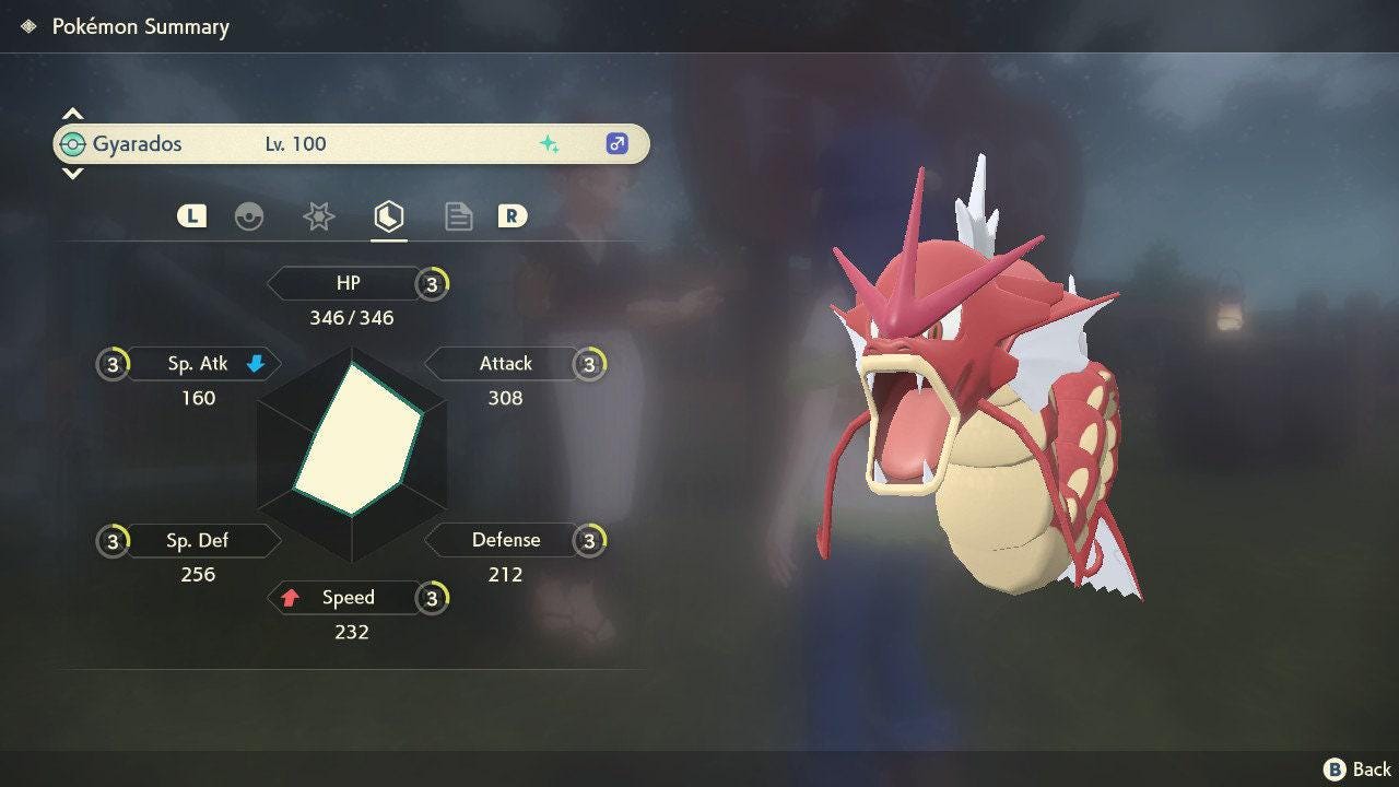 Shiny GYARADOS Pokemon Legends Arceus 6IV Competitive Battle Ready Pokémon card photo 3