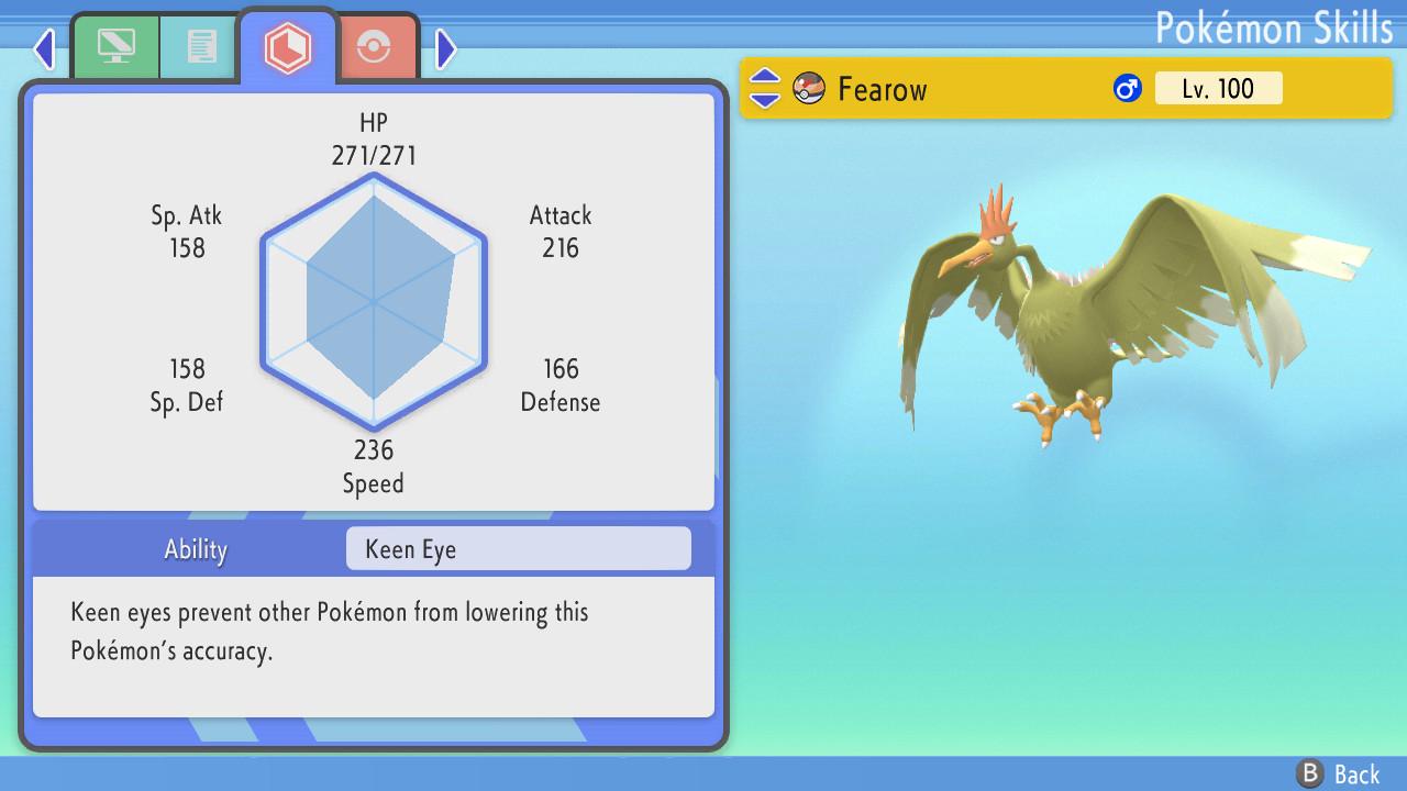 Shiny FEAROW Pokemon Brilliant Diamond Shining Pearl 6IV Competitive Battle Ready Pokémon card photo 3