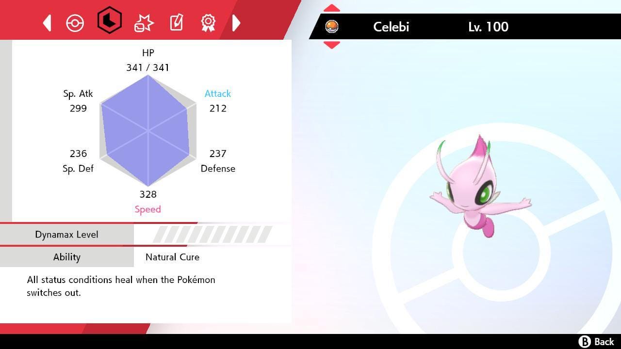 Shiny CELEBI Pokemon Sword Shield 6IV Competitive Battle Ready Pokémon card photo 2