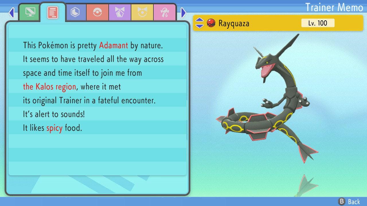 SHINY 6IV RAYQUAZA Pokemon Brilliant Diamond Shining Pearl 6IV Competitive Battle Ready Pokémon card photo 4
