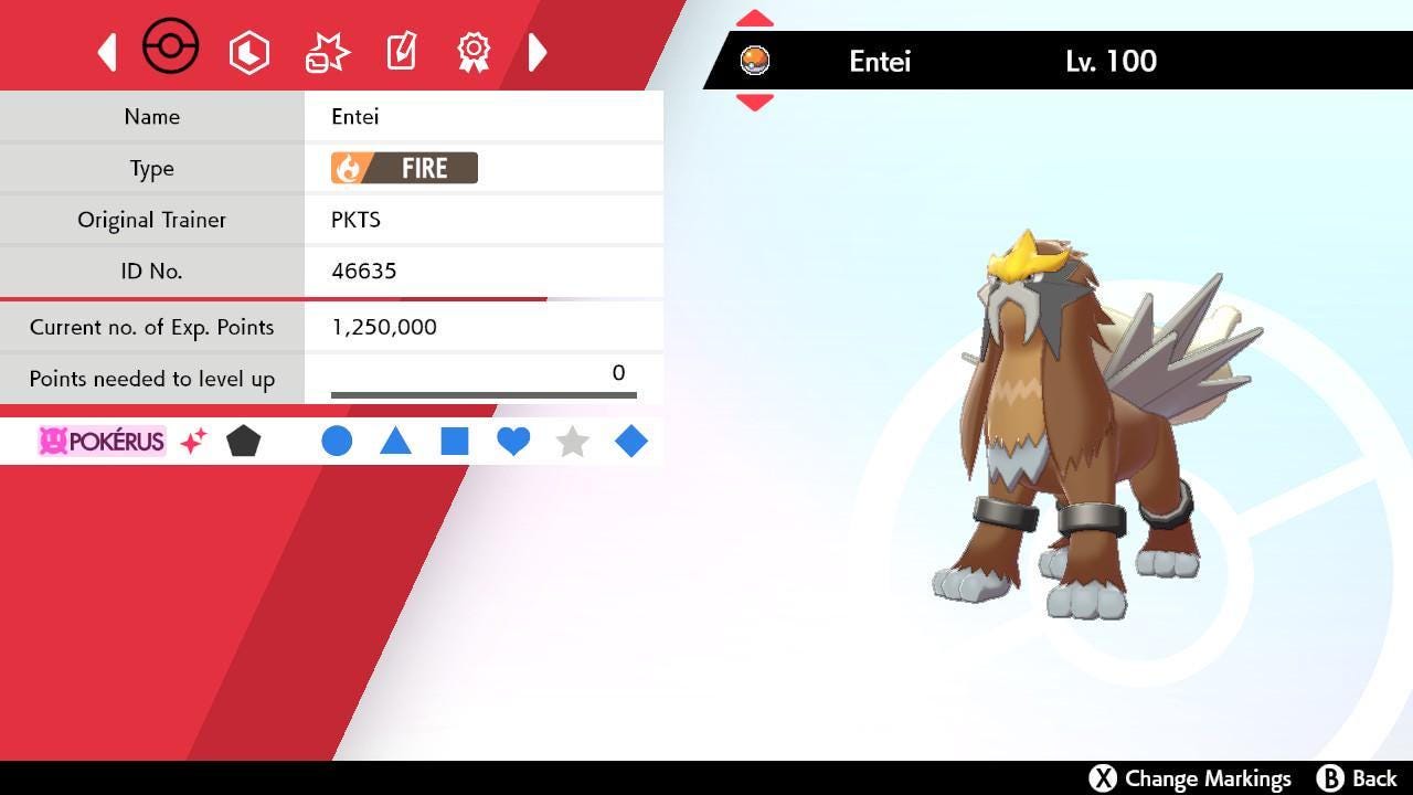 Shiny ENTEI Pokemon Sword Shield 6IV Competitive Battle Ready Pokémon card photo 2
