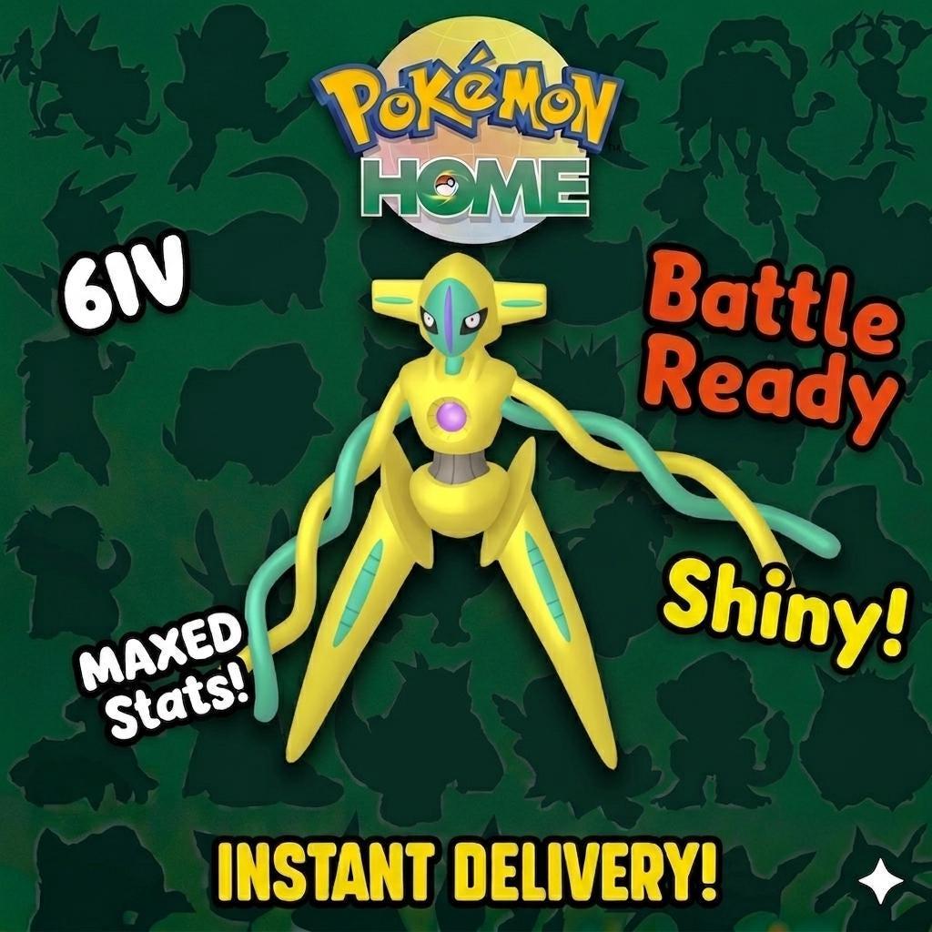 Shiny DEOXYS Pokémon HOME 6IV Competitive Battle Ready – Pokémon HOME Transfers Pokémon card photo