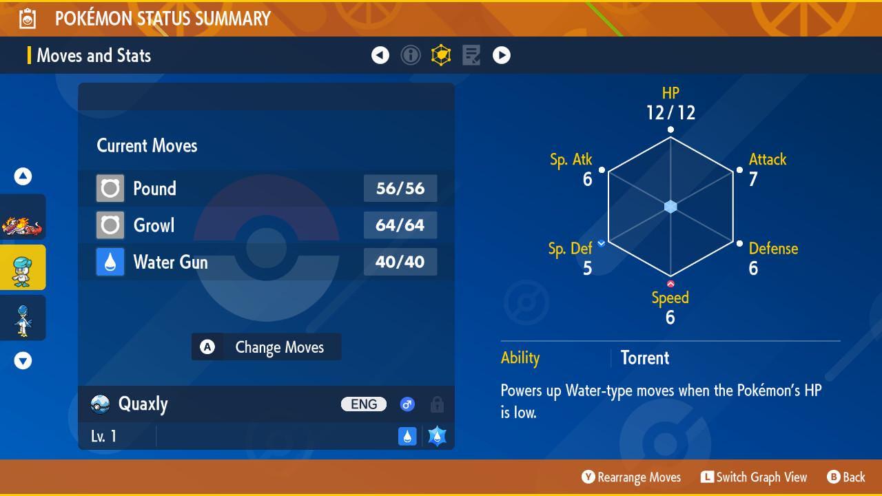Shiny QUAXLY Pokémon Scarlet Violet 6IV Competitive Battle Ready Pokémon card photo 2