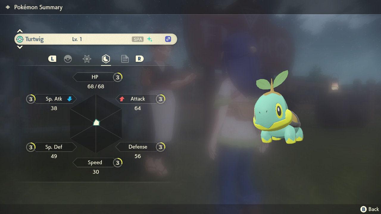 Shiny TURTWIG Pokemon Legends Arceus 6IV Competitive Battle Ready Pokémon card photo 4