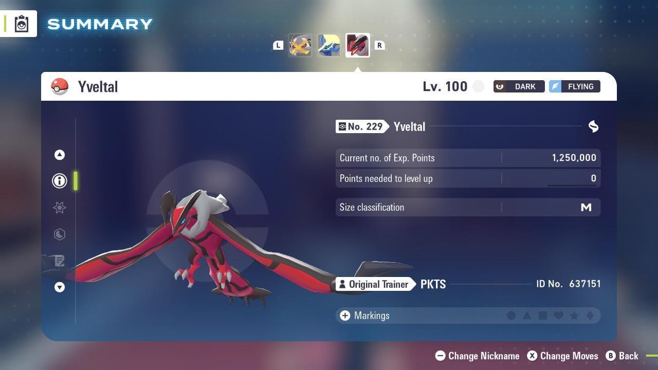 Pokemon Za Non Shiny 6IV YVELTAL Competitive Battle Ready Pokémon card photo 3